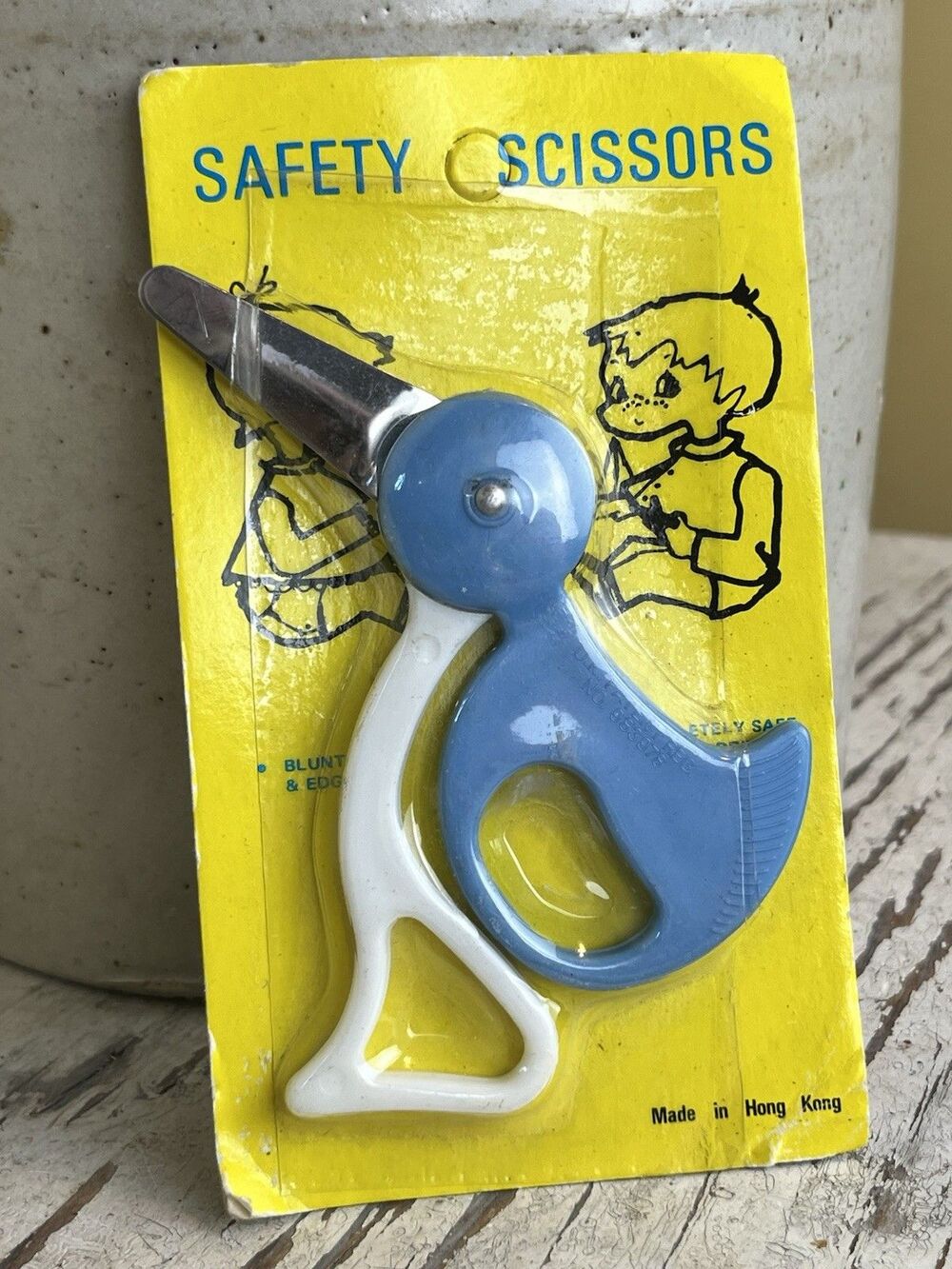 Vintage 1950’s Penguin Safety Scissors Children’s Scissors / Hong Kong RARE